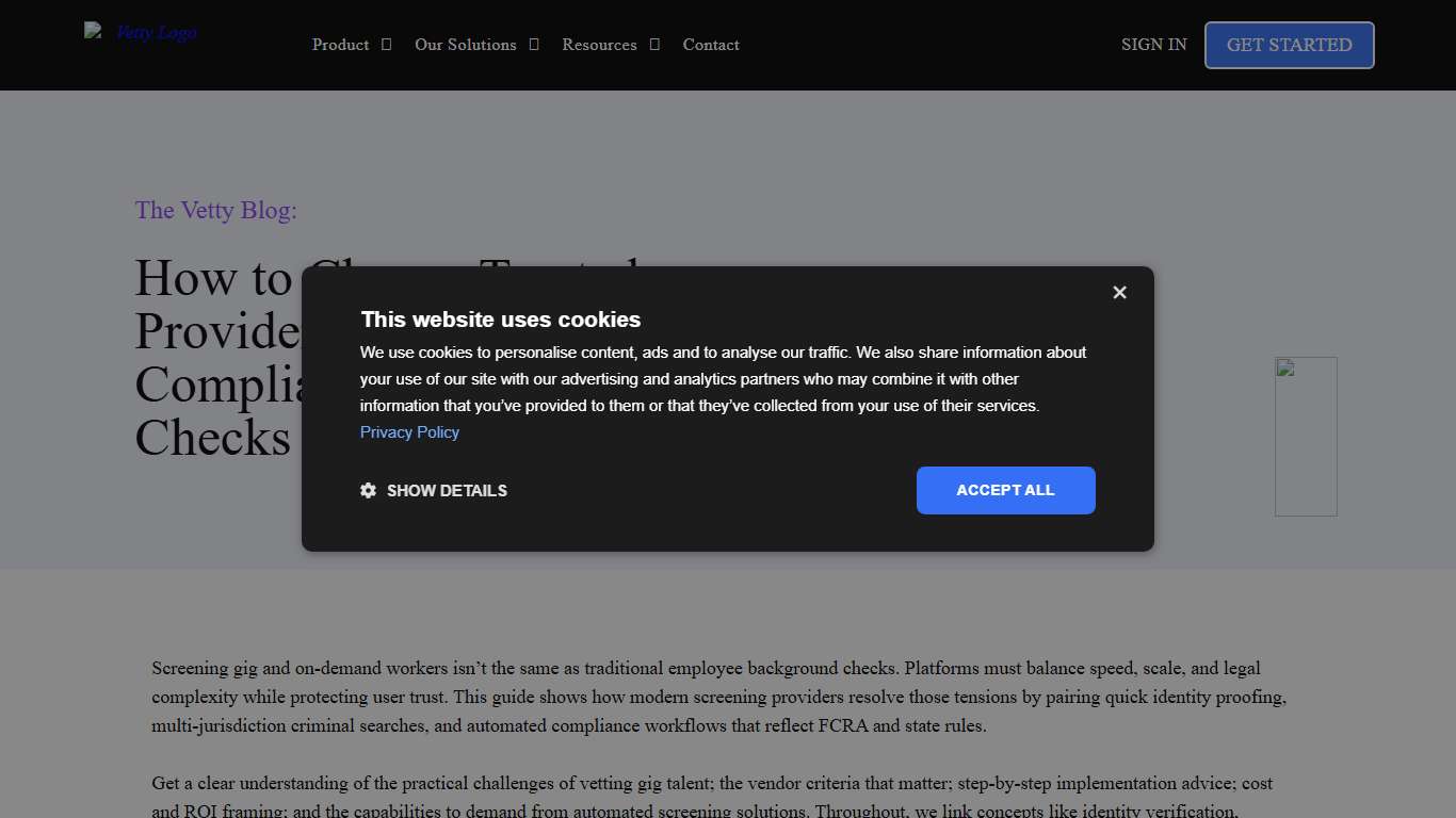 Choosing Trusted Services for Gig Worker Background Checks